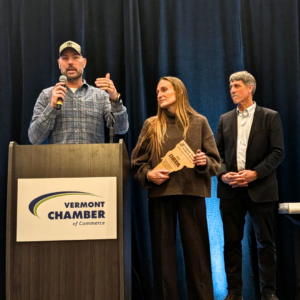 BETA Technologies receiving the 2025 Coolest Thing Made in Vermont Award