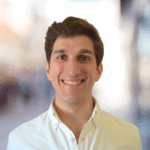 Julian Macrone on blurred background