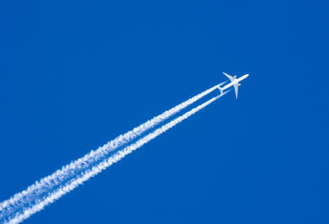 Plane in sky