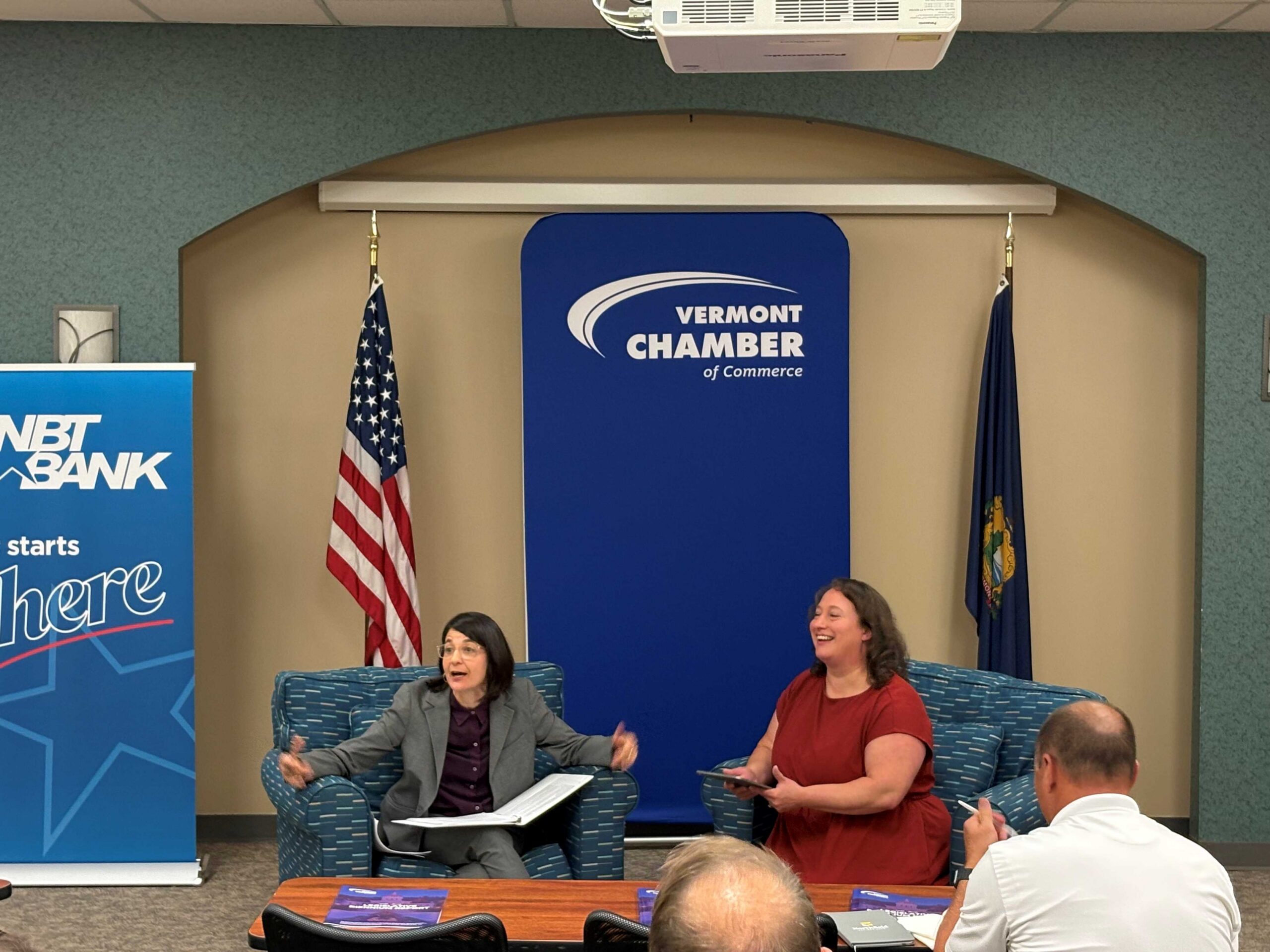 CONGRESSWOMAN BECCA BALINT CONNECTS WITH VERMONT BUSINESS LEADERS AT WELLSPRING FORUM